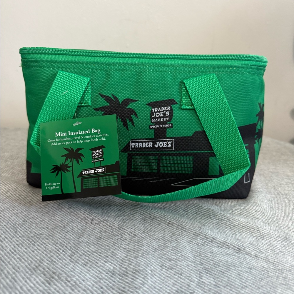 Trader Joe's Green Mini Insulated Toiletry Bag